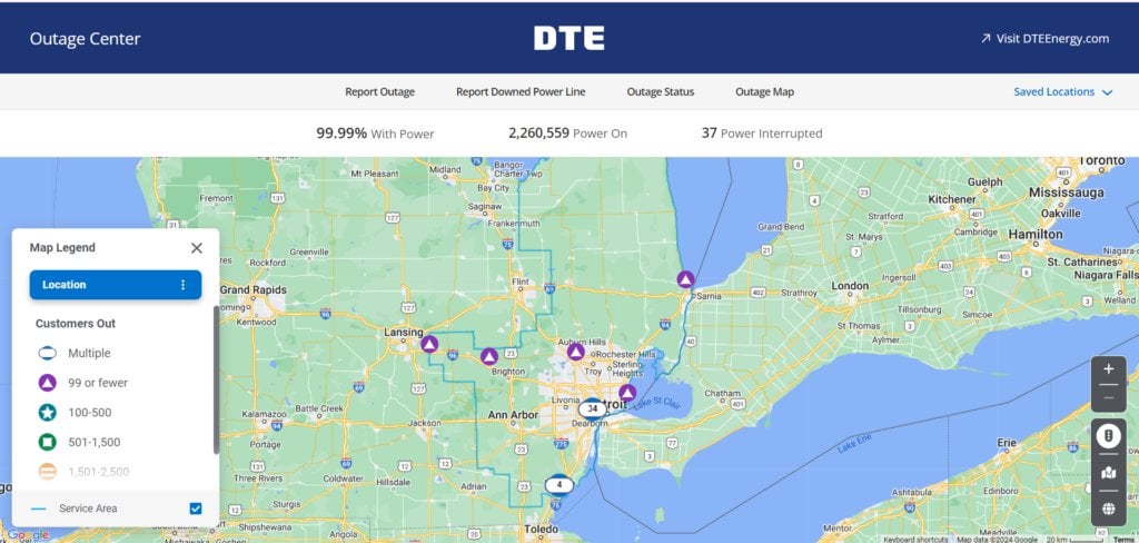 DTE Power Outage Today: Thousands Without Electricity as Utility Company Investigates Widespread Grid Failures Across Southeast Michigan During Severe Weather Conditions