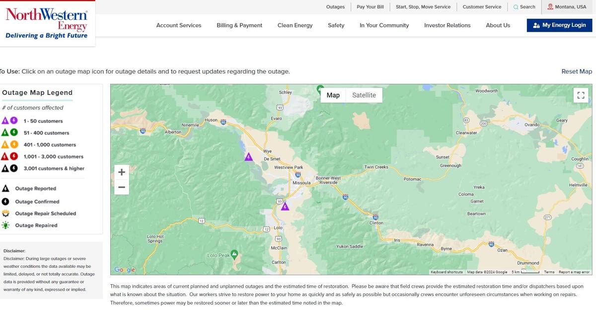 Missoula Power Outage Today: Thousands Without Power as NorthWestern Energy Crews Work to Restore Service Amid Severe Weather Conditions