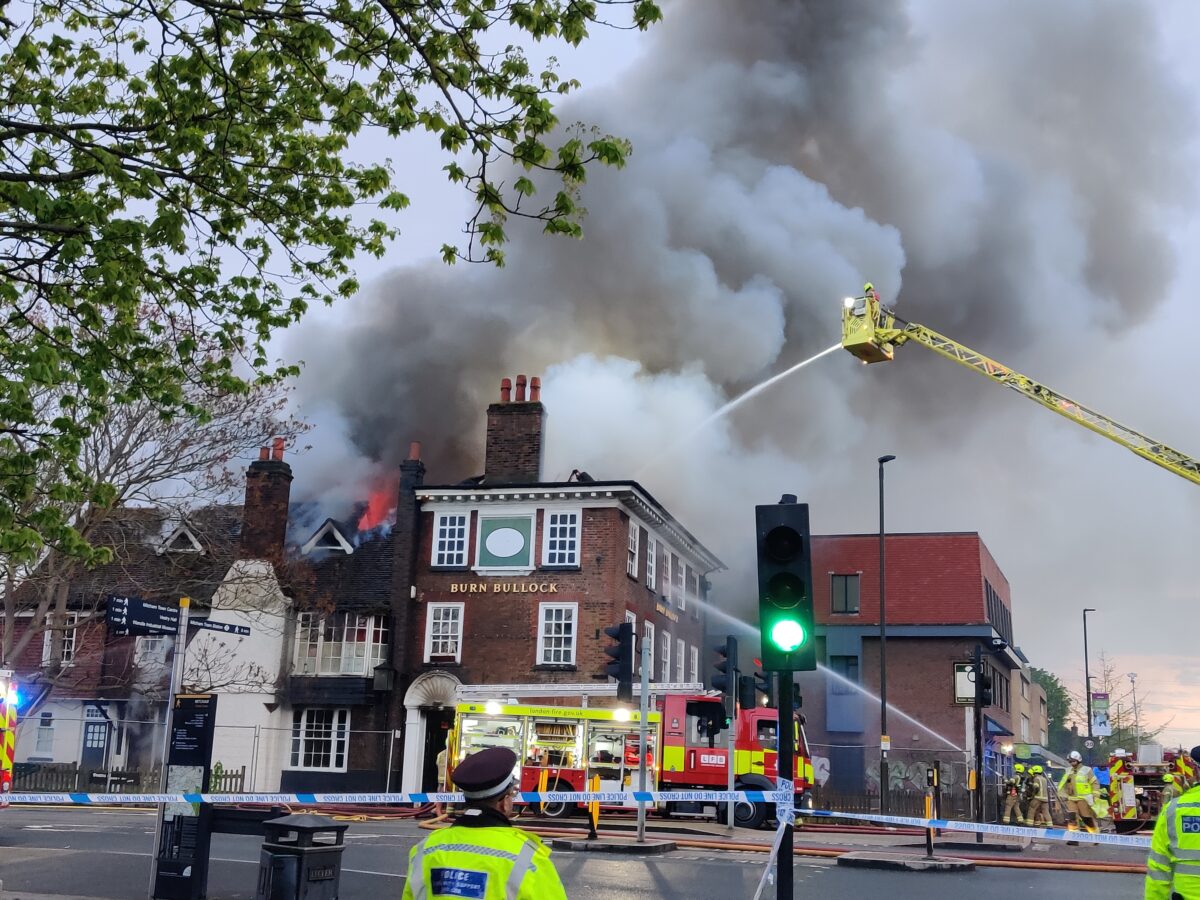 Fire in Mitcham Today: London Fire Brigade Responds to Major Blaze at Commercial Unit as Emergency Crews Work to Contain the Spreading Flames