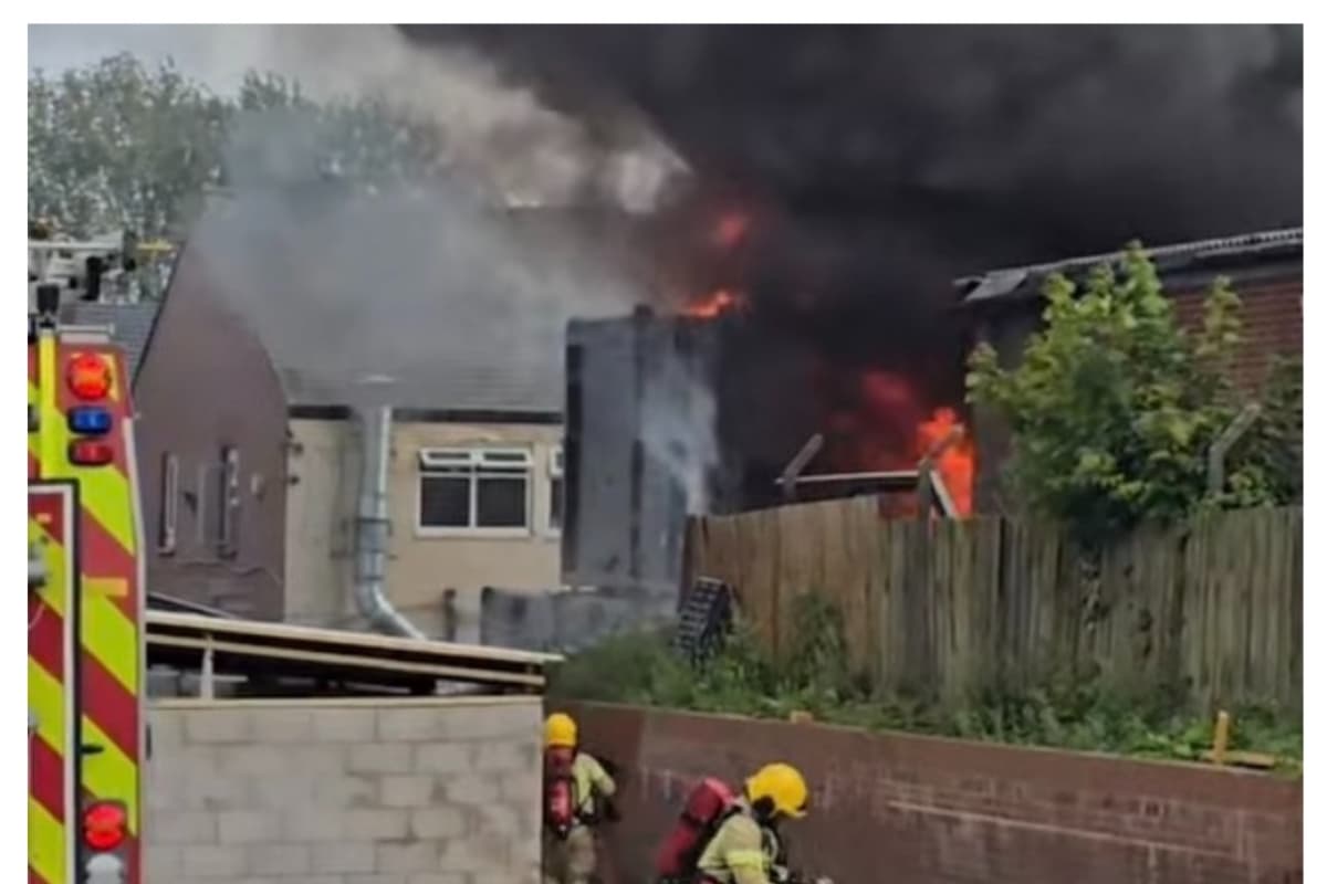 Rochdale fire today: Multiple crews battle large commercial blaze as Greater Manchester Fire and Rescue Service urges residents to avoid the scene